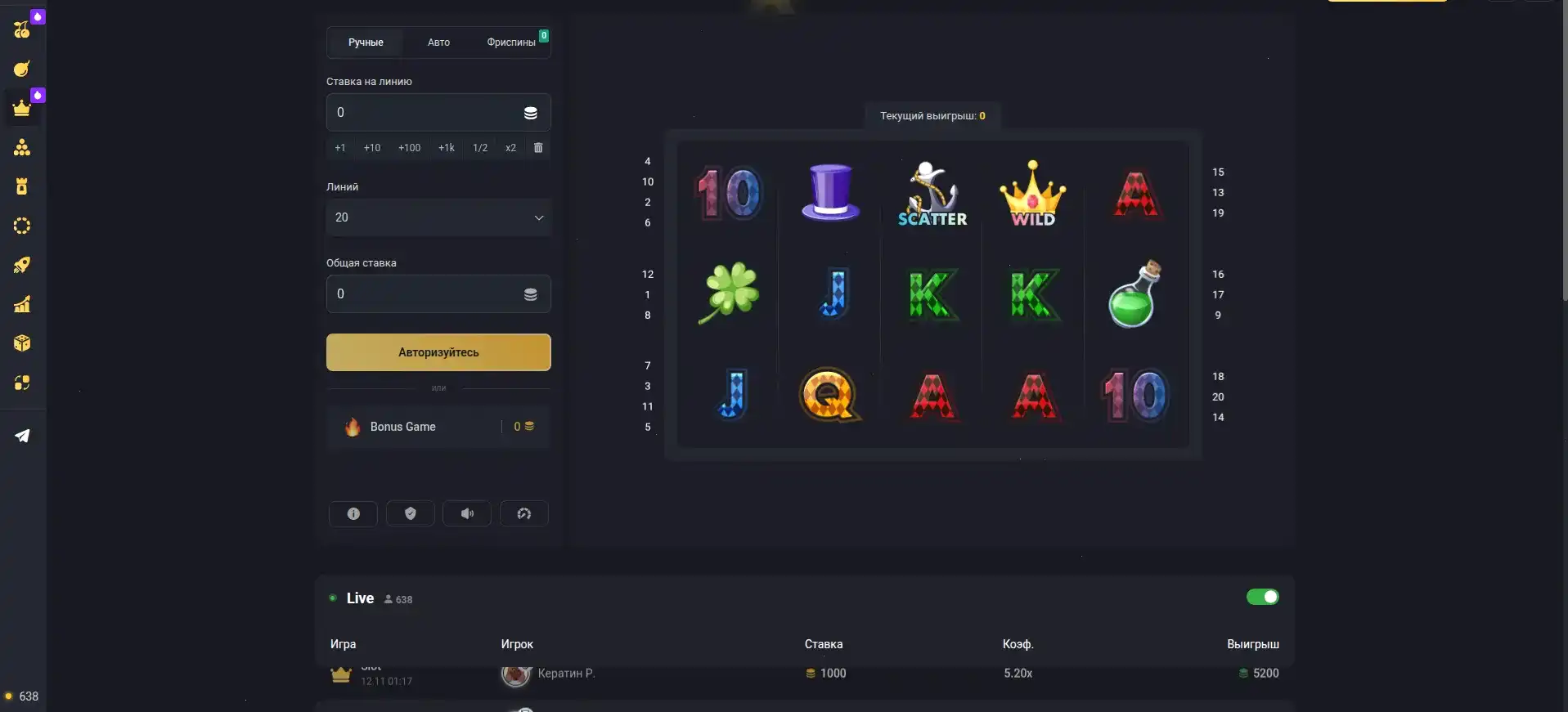 Бонусы и акции в Фурор казино